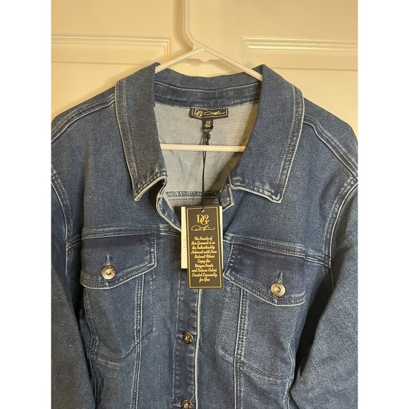 Diane Gilman Blue Jean Jacket - Picture 3 of 13